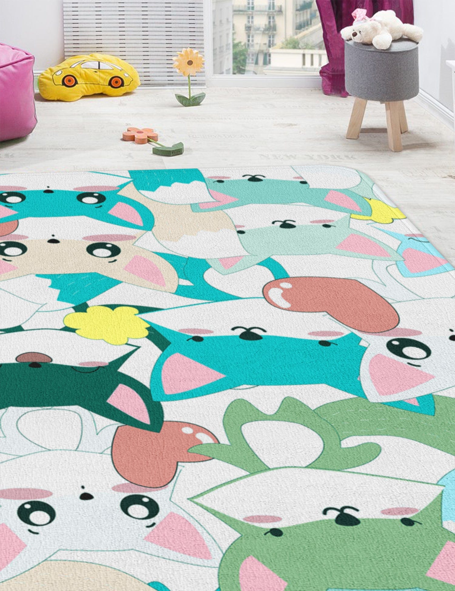 Passatoia per bambini Meow 2048 Multicolore