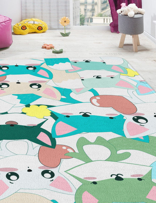 Passatoia per bambini Meow 2048 Multicolore