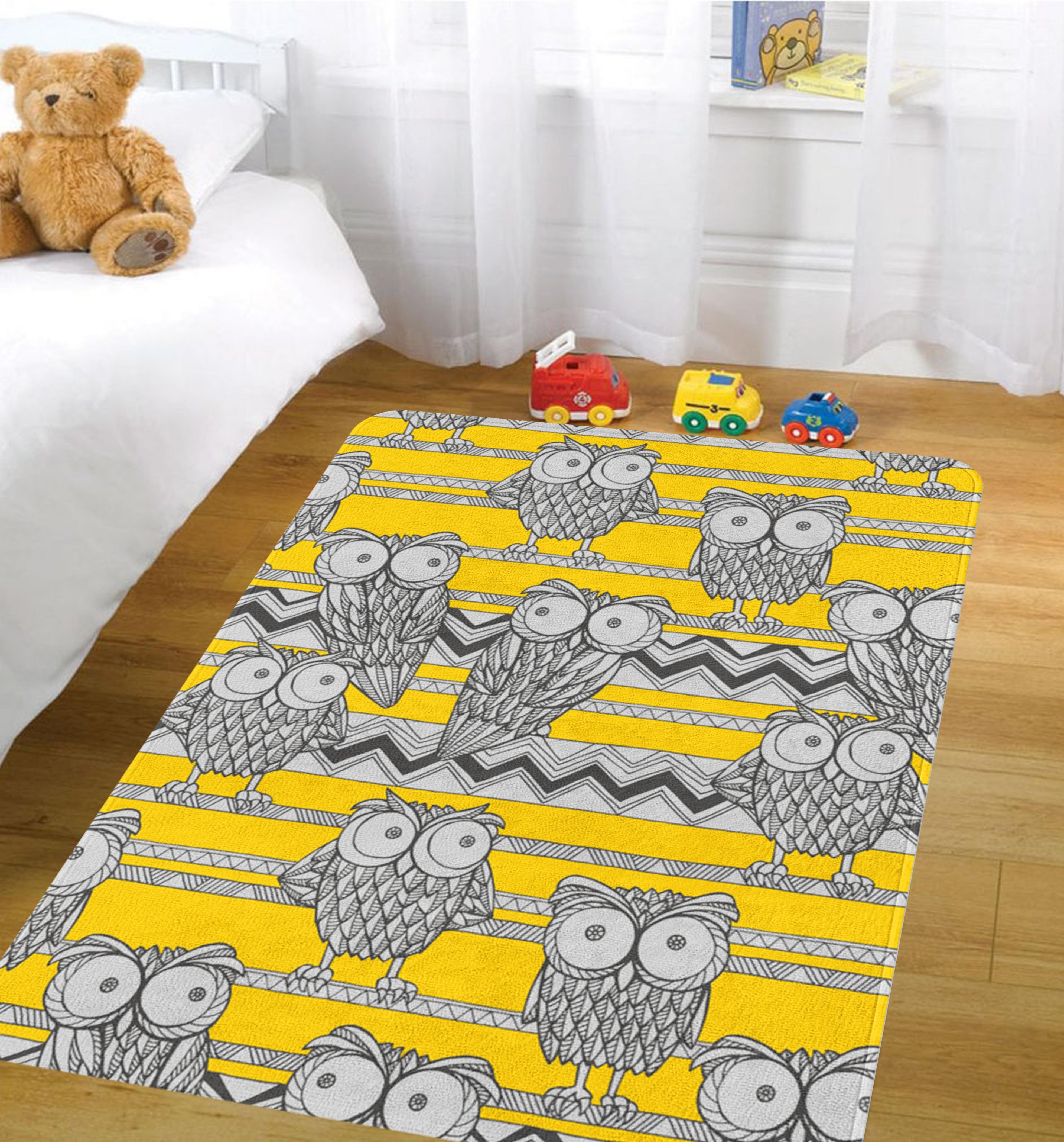 Passatoia per bambini Owl 57 Multicolore (1)