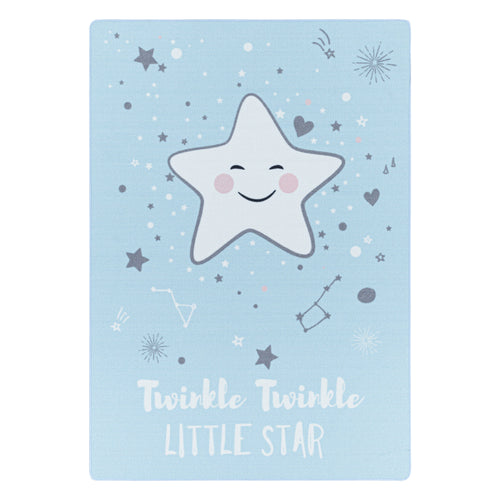 Passatoia per bambini Play 2901 Stars Blu & AYYTPCH-PLAY2901BLUE-TRAVERSA