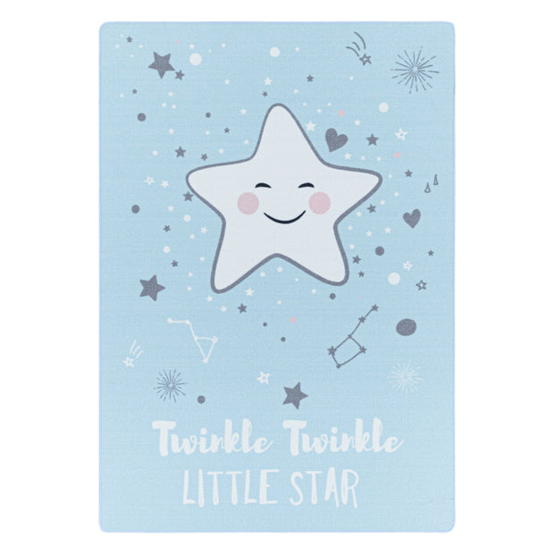 Passatoia per bambini Play 2901 Stars Blu & AYYTPCH-PLAY2901BLUE-TRAVERSA