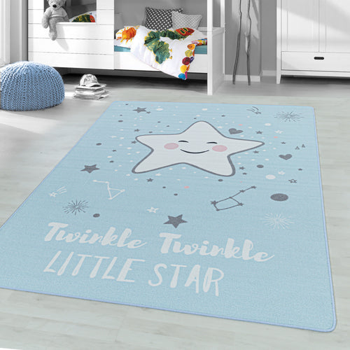 Passatoia per bambini Play 2901 Stars Blu (1)
