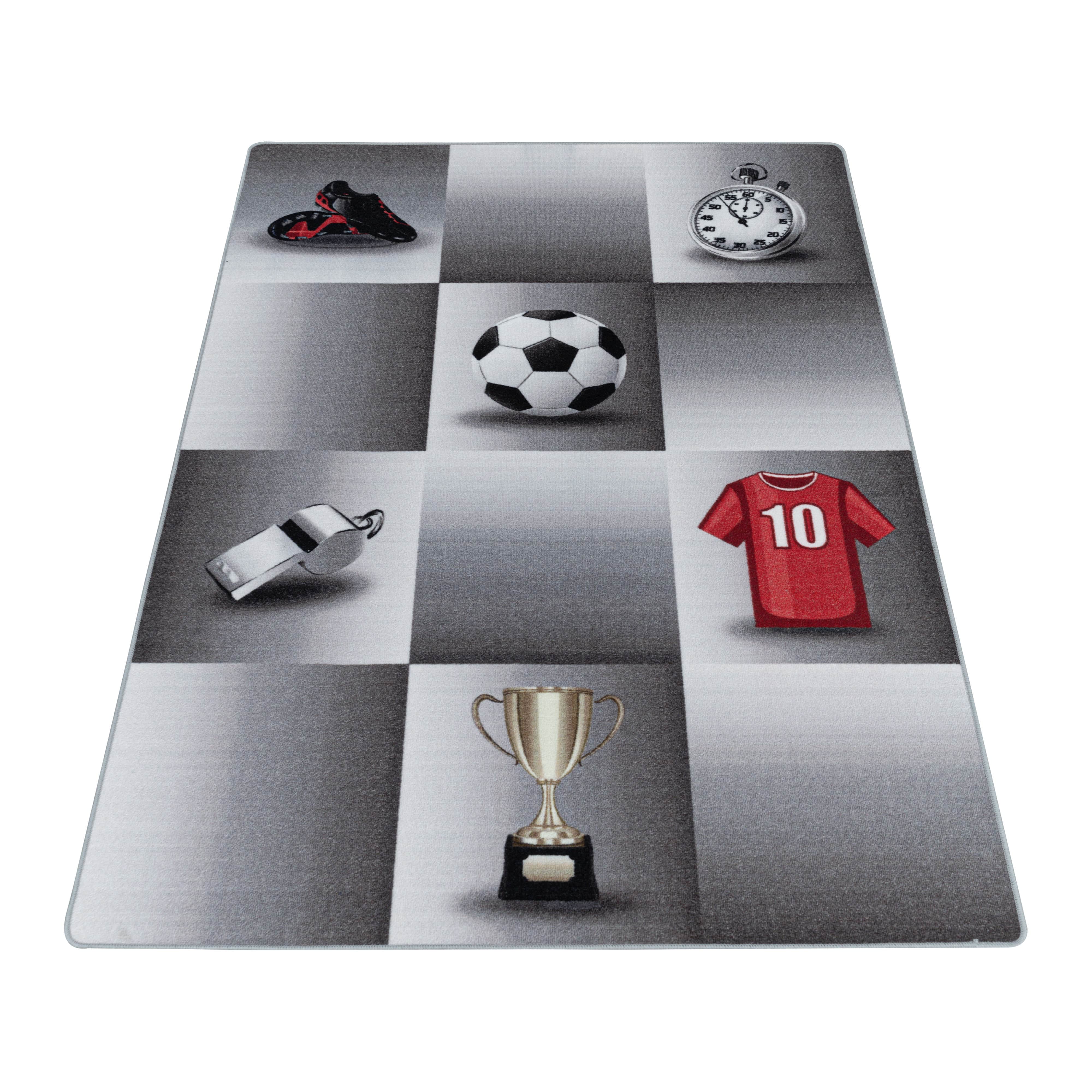 Passatoia per bambini Play 2906 Football Grigio (2)