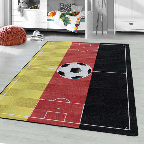 Ayyildiz Teppiche Passatoia per bambini Play 2912 Stadium Germany Rosso