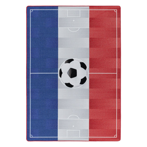Passatoia per bambini Play 2913 Stadium France Bianco & AYYTPCH-PLAY2913WHITE-TRAVERSA