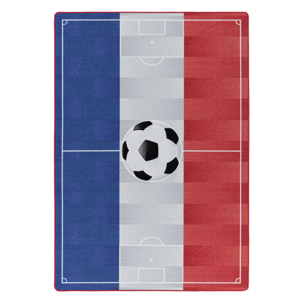 Passatoia per bambini Play 2913 Stadium France Bianco & AYYTPCH-PLAY2913WHITE-TRAVERSA