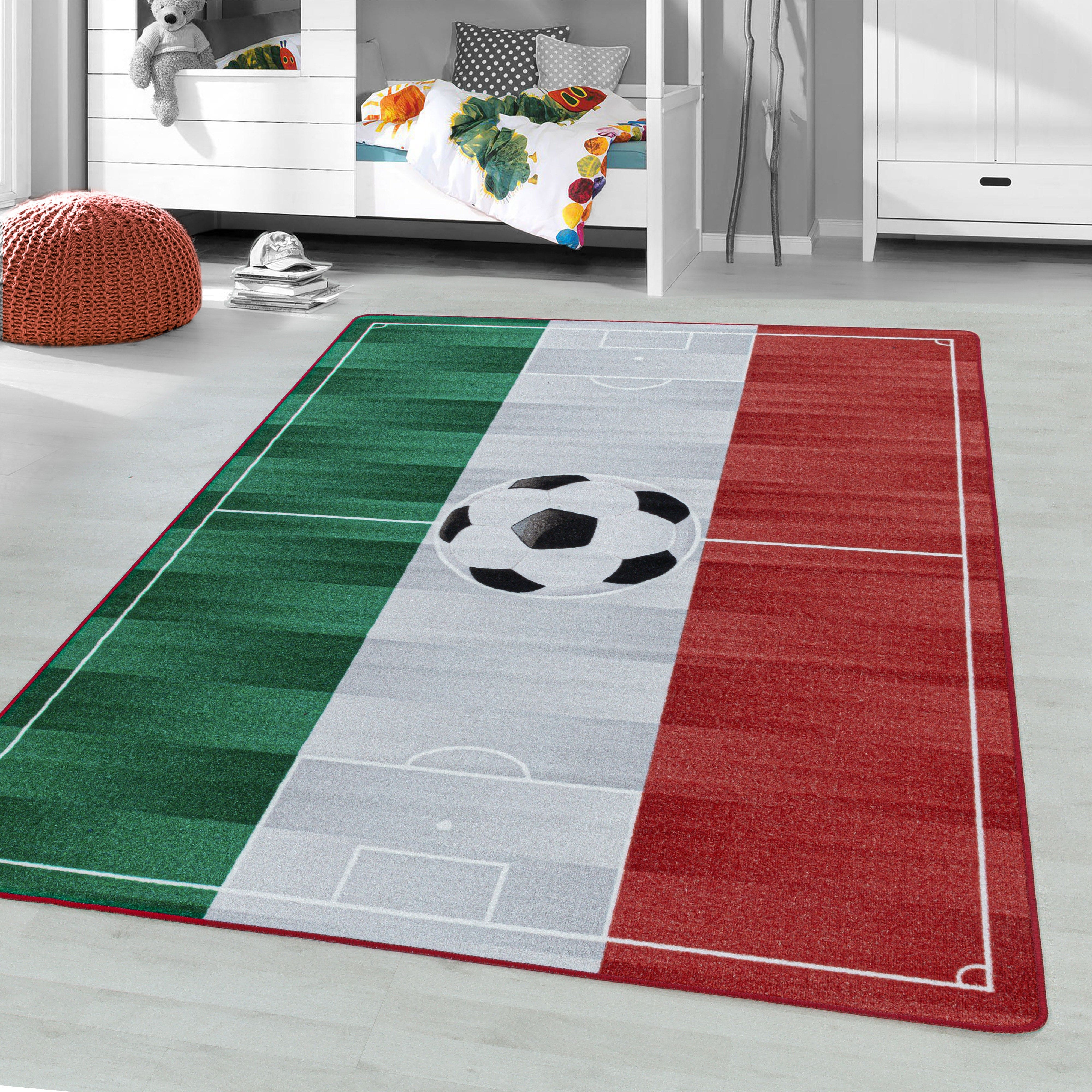 Passatoia per bambini Play 2915 Stadium Italy Bianco (1)