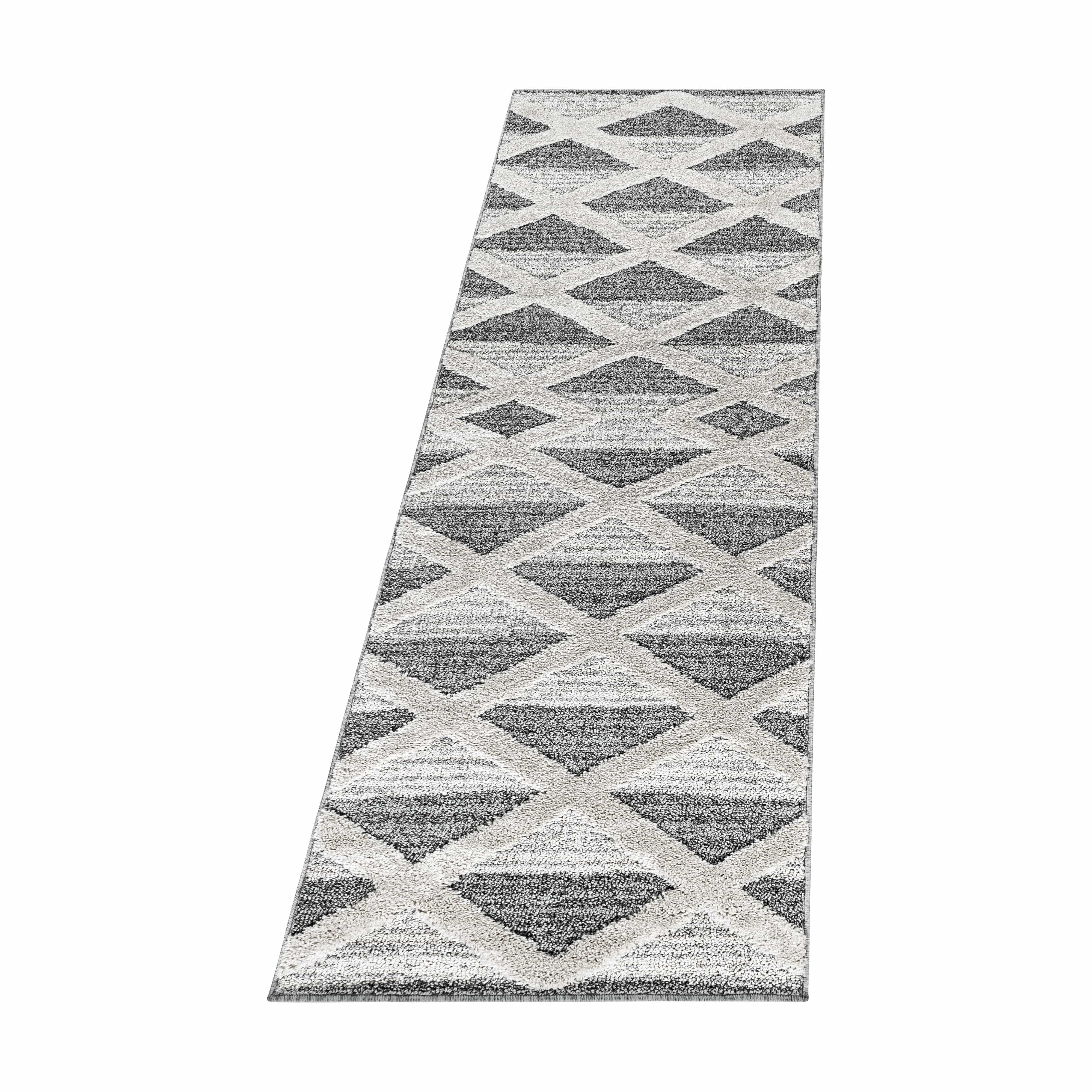 Passatoia Pisa 4709 Geometric Grigio & AYYTPCH-PISA4709GREY-TRAVERSA