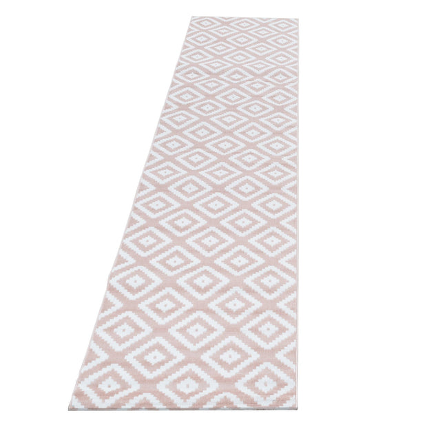 Passatoia Plus 8005 Geometric Rosa & AYYTPCH-PLUS8005PINK-TRAVERSA
