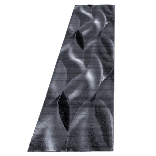 Passatoia Plus 8008 Abstract Waves Nero & AYYTPCH-PLUS8008BLACK-TRAVERSA