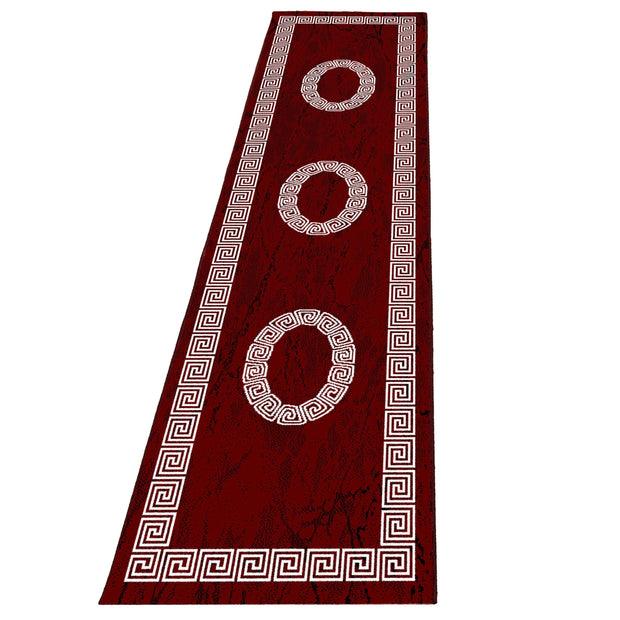 Passatoia Plus 8009 Meander Rosso & AYYTPCH-PLUS8009RED-TRAVERSA