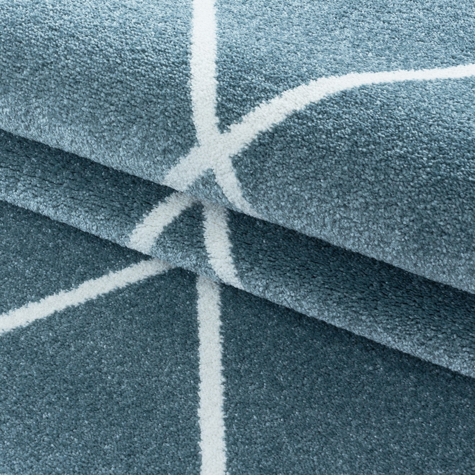 Passatoia Rio 4601 Geometric Blu (2)