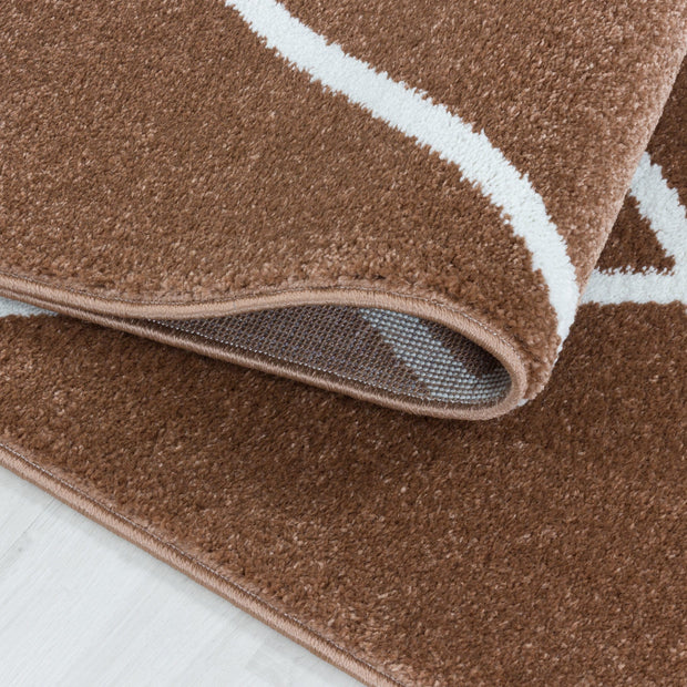 Passatoia Rio 4601 Geometric Rame (2)