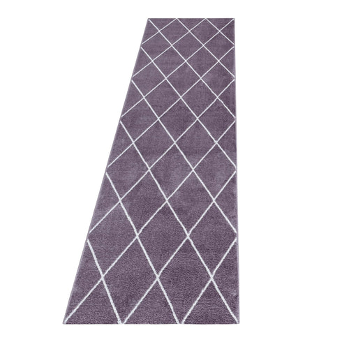 Passatoia Rio 4601 Geometric Violetto & AYYTPCH-RIO4601LILA-TRAVERSA