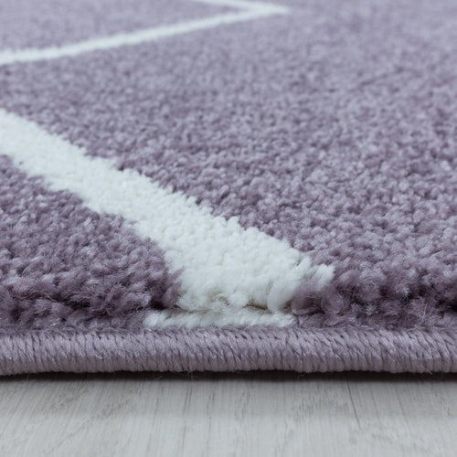 Passatoia Rio 4602 Chevron Design Violetto (1)