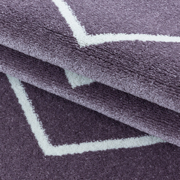 Passatoia Rio 4602 Chevron Design Violetto (3)