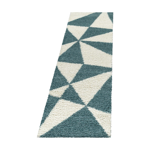 Passatoia Tango 3101 Geometric Blu & AYYTPCH-TANGO3101BLUE-TRAVERSA