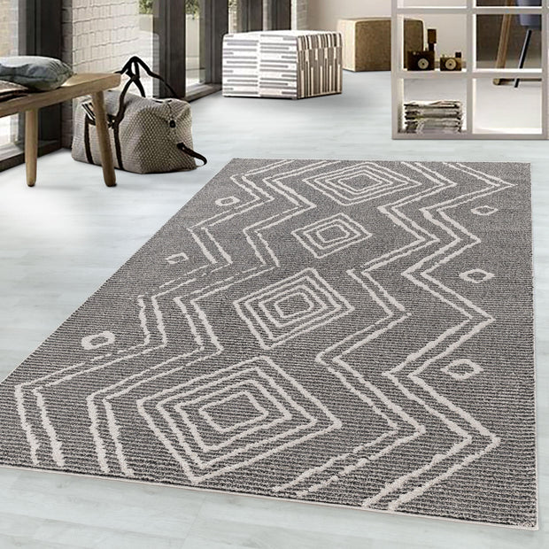 Passatoia Taznaxt 5104 Berber Design Nero (1)