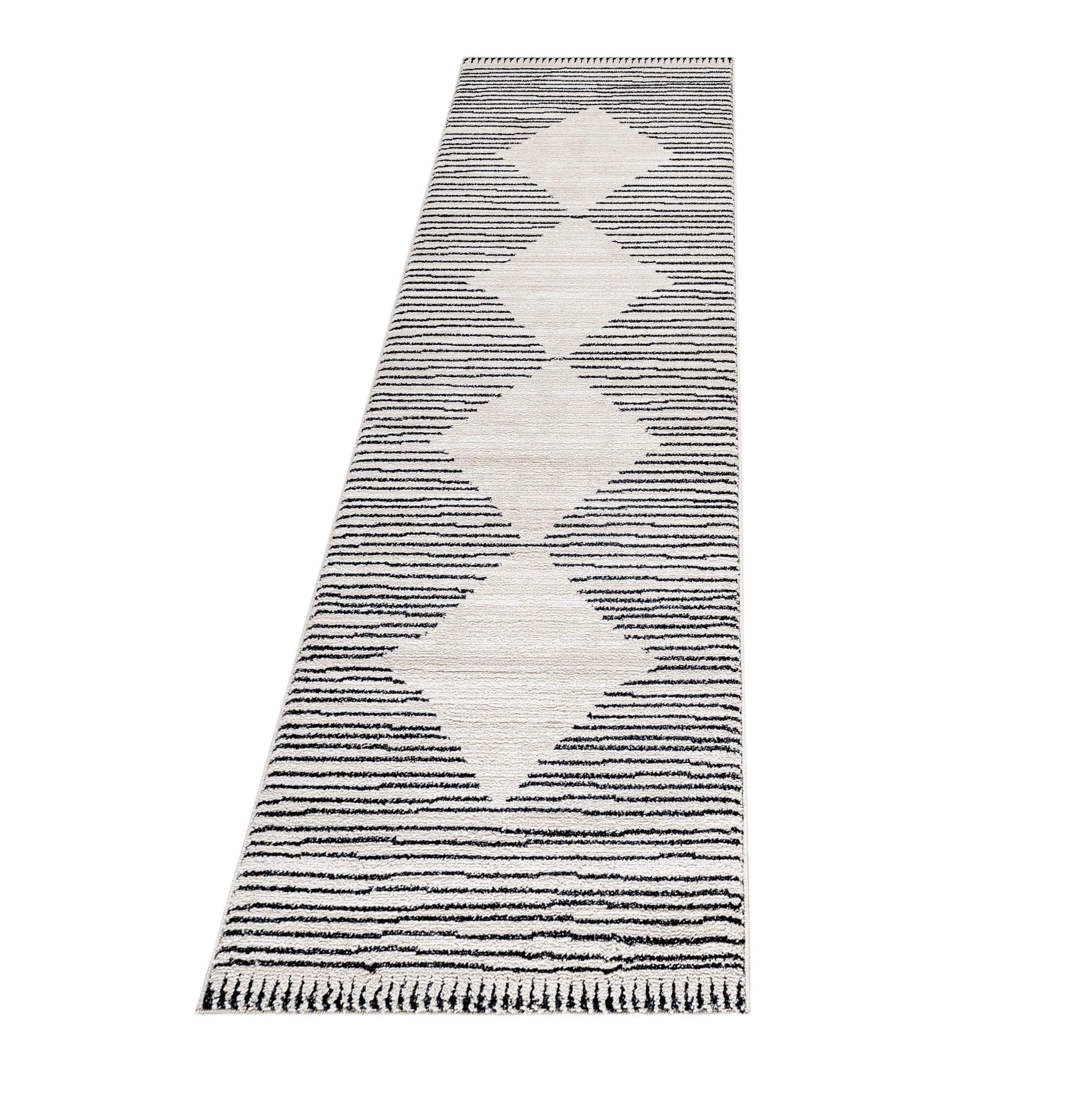 Passatoia Taznaxt 5105 Striped Crema & AYYTPCH-TAZNAXT5105CREAM-TRAVERSA