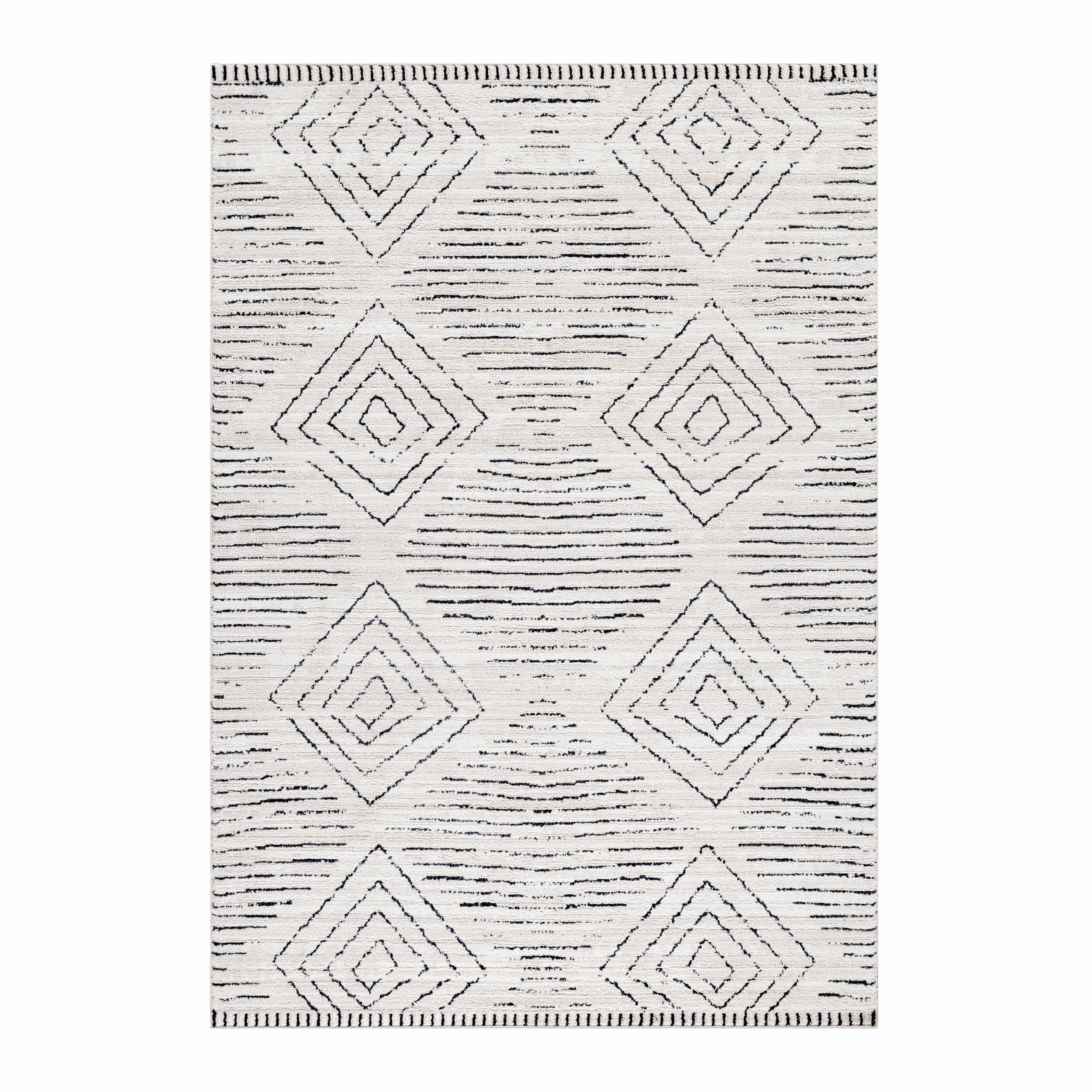Passatoia Taznaxt 5106 Geometric Crema & AYYTPCH-TAZNAXT5106CREAM-TRAVERSA