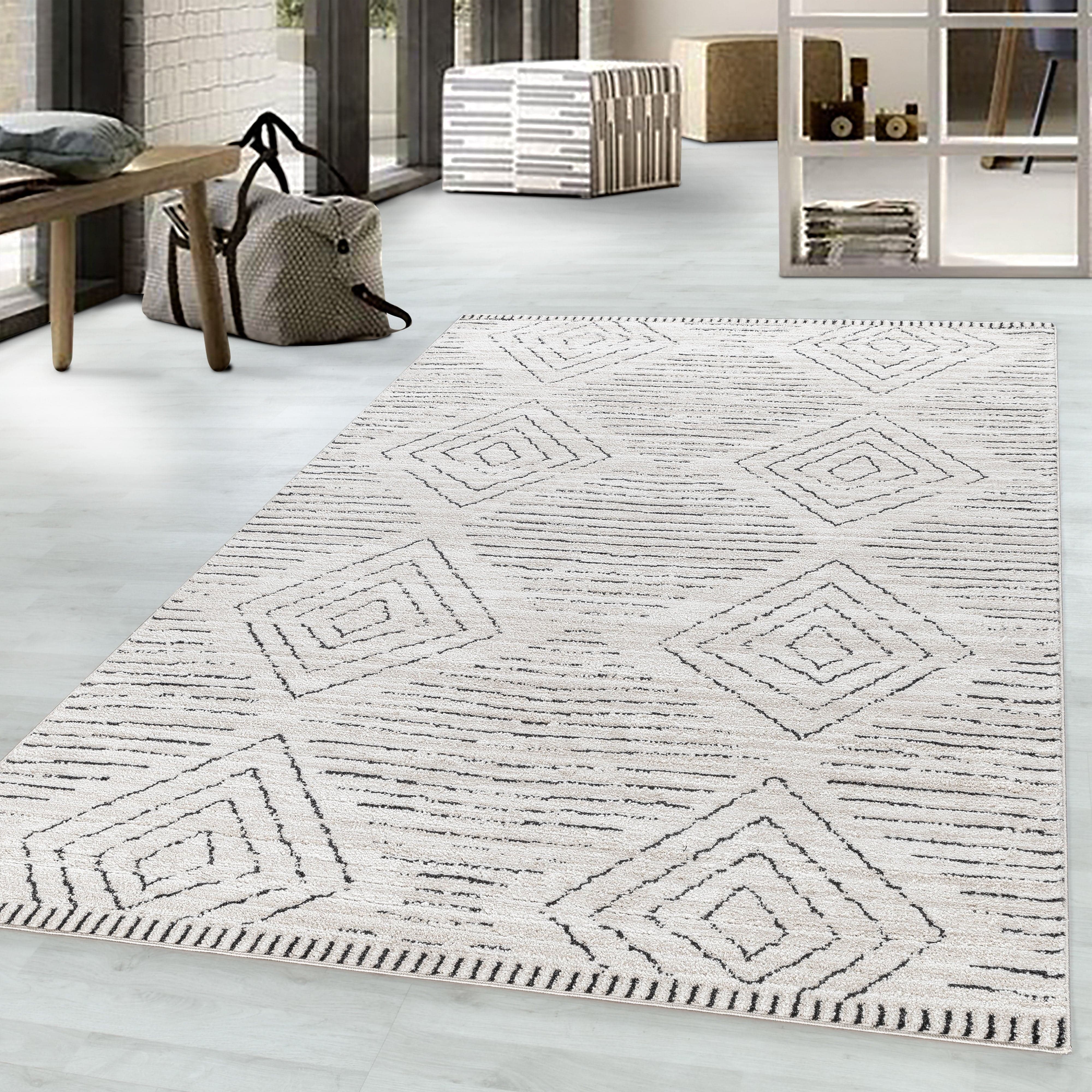 Passatoia Taznaxt 5106 Geometric Crema (1)