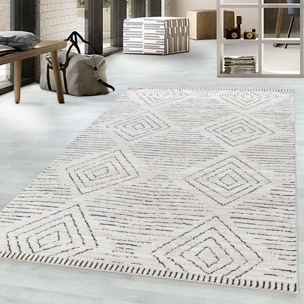 Passatoia Taznaxt 5106 Geometric Crema (1)
