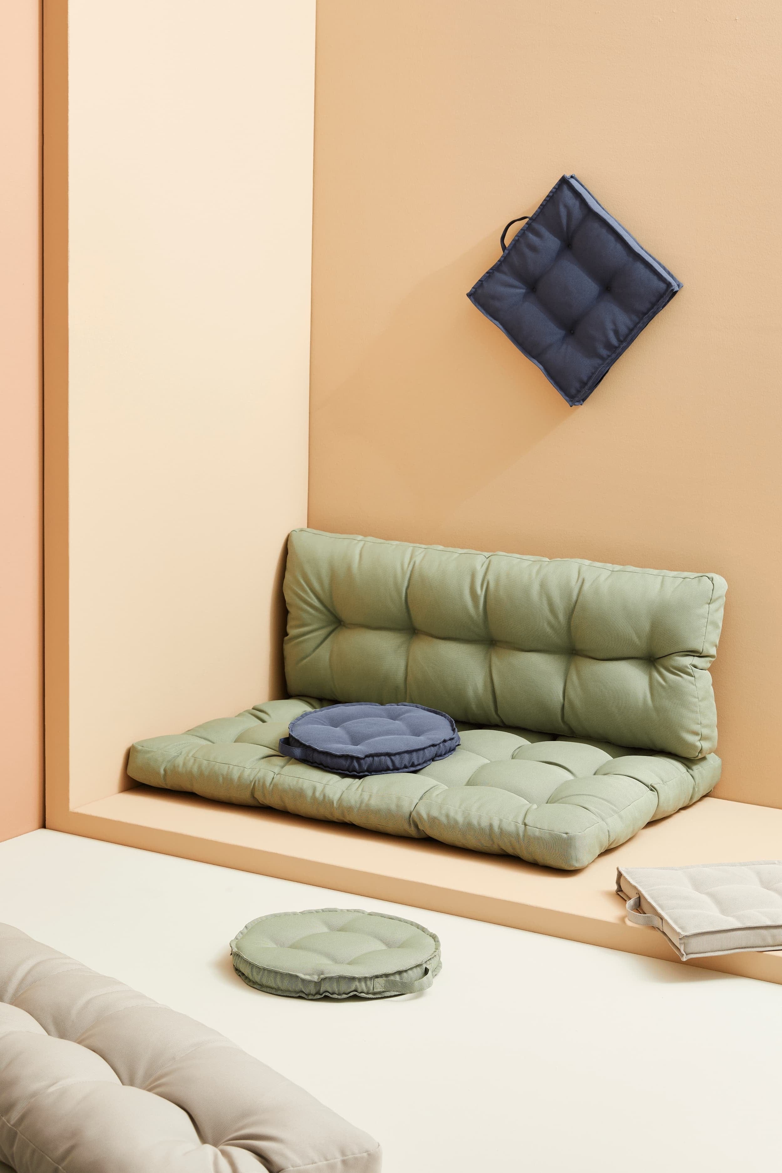 Bizzotto Perna de sezut decorativa, Zerach Square Bej, L40xl40 cm