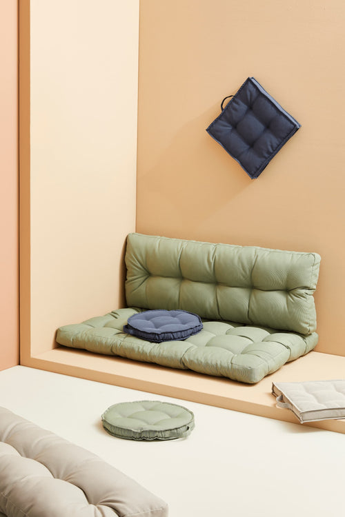 Bizzotto Perna de sezut decorativa, Zerach Square Bej, L40xl40 cm