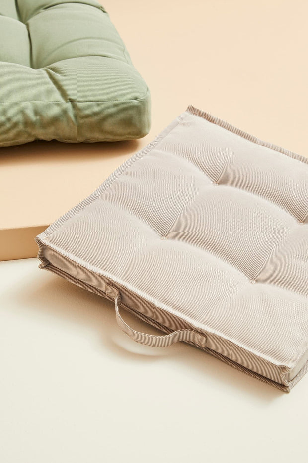 Bizzotto Perna de sezut decorativa, Zerach Square Bej, L40xl40 cm