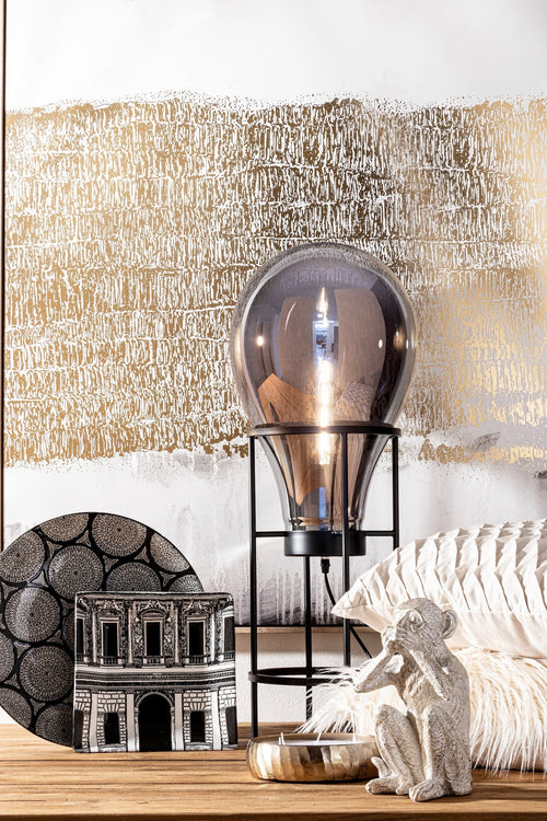 Bizzotto Piatto decorativo Antifone Bianco e Nero