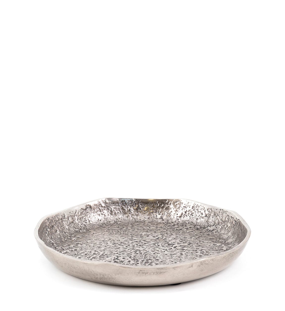 Piatto decorativo Antique Big Argento