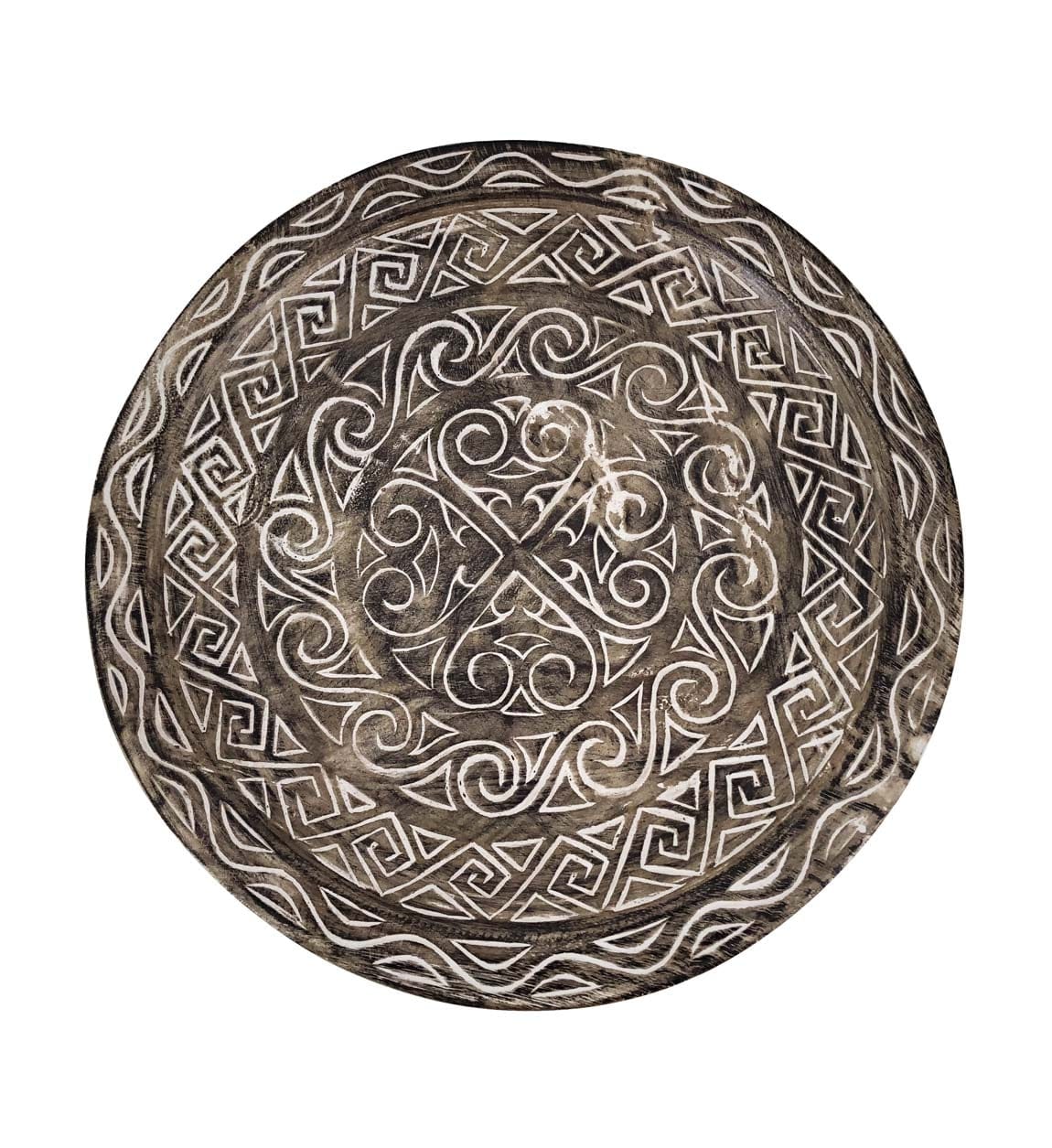 Piatto decorativo Carved Naturale (1)