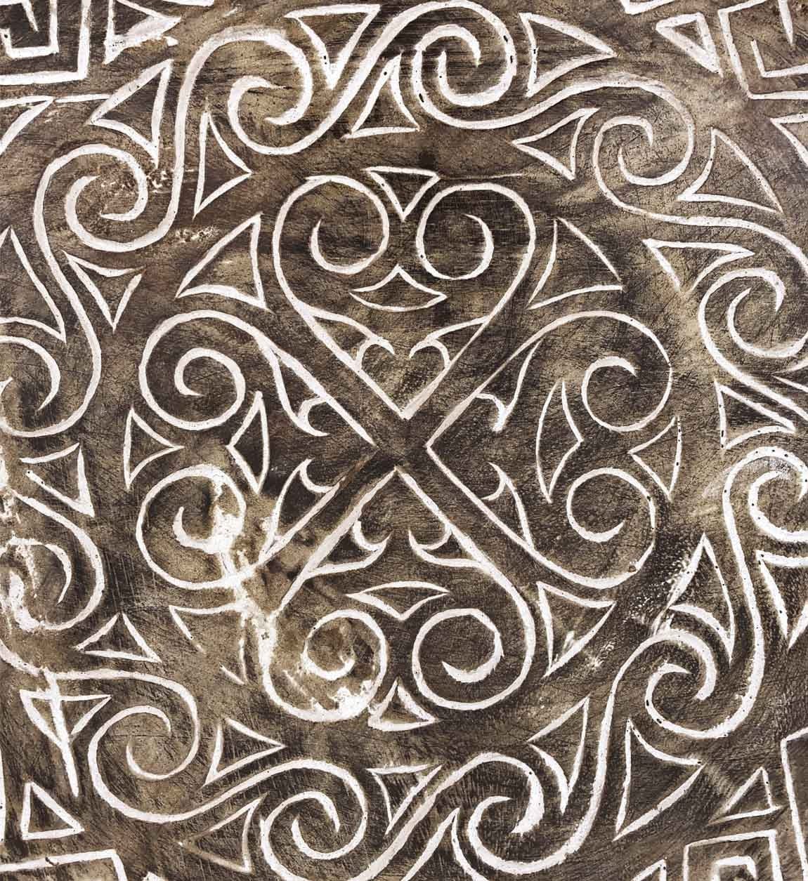 Piatto decorativo Carved Naturale (3)