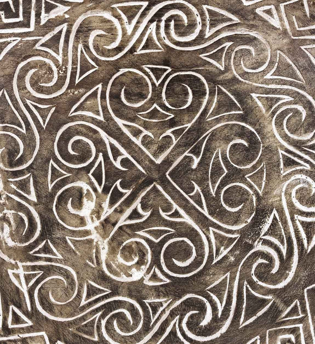 Piatto decorativo Carved Naturale (3)