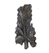Piatto decorativo Erosi Carved Leaf Nero (3)