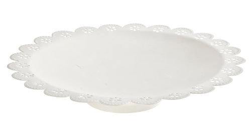 Bizzotto Piatto decorativo Fleuri Crema