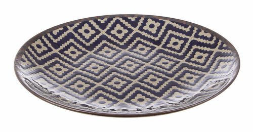 Bizzotto Piatto decorativo Mayotte Multicolore