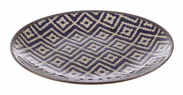 Bizzotto Piatto decorativo Mayotte Multicolore