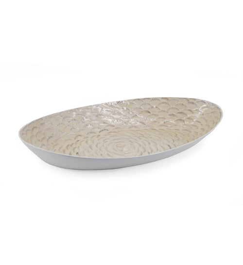 Piatto decorativo Mosaic Tray Avorio