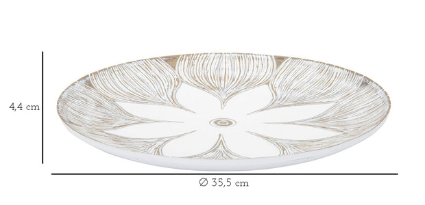 Piatto S/Tasche Resina Atene cm Ø 35,5x4,4 (5)