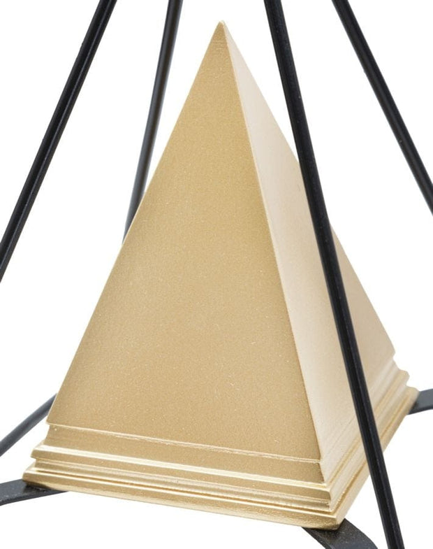 Piramide Gold C/Ferro cm 15x15x21 (4)