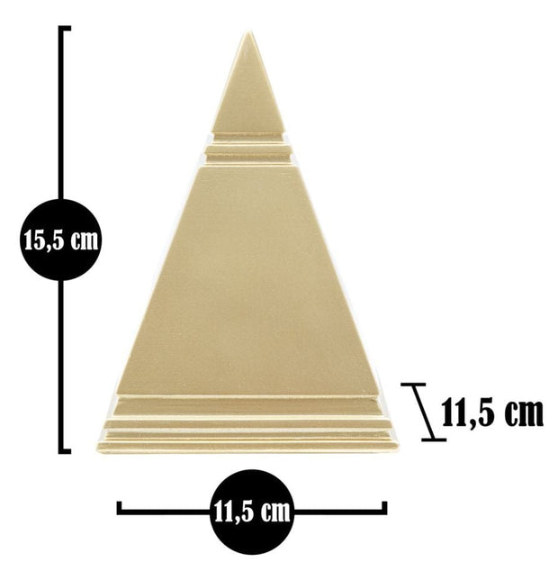 Piramide Gold cm 11,5x11,5x15,5 (6)