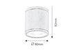Plafoniera Akron 8150 Antracite (3)