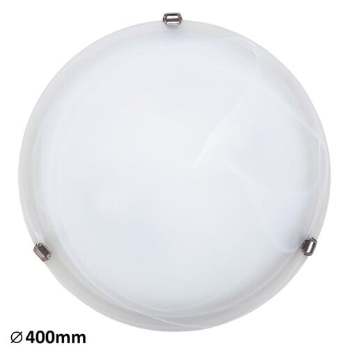 Plafoniera Alabastro 3302 Bianco