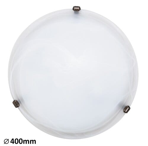 Plafoniera Alabastro 3303 Bianco