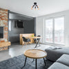 Plafoniera Almus 6809 Nero (1)