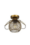 Oyo Plafoniera Ares Ottone