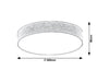 Plafoniera Artemis 5681 Grigio (3)
