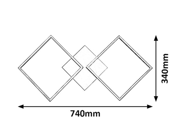 Plafoniera Azra Small 2185 Cromo (4)