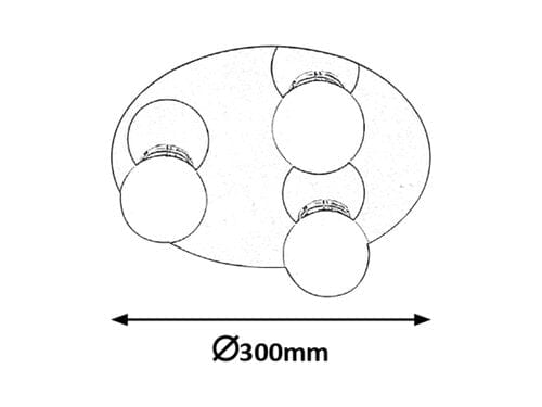 Plafoniera Becca 2113 Cromo (2)